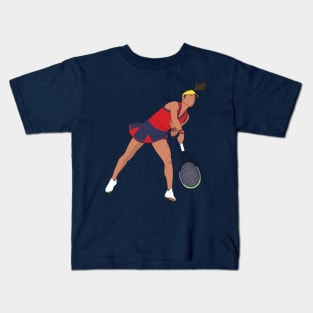 Emma Raducanu Tennis Player Kids T-Shirt